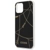 Guess GUHCP12SPCUCHBK iPhone12 mini 5,4 czarny/black hardcase Gold Chain Collection